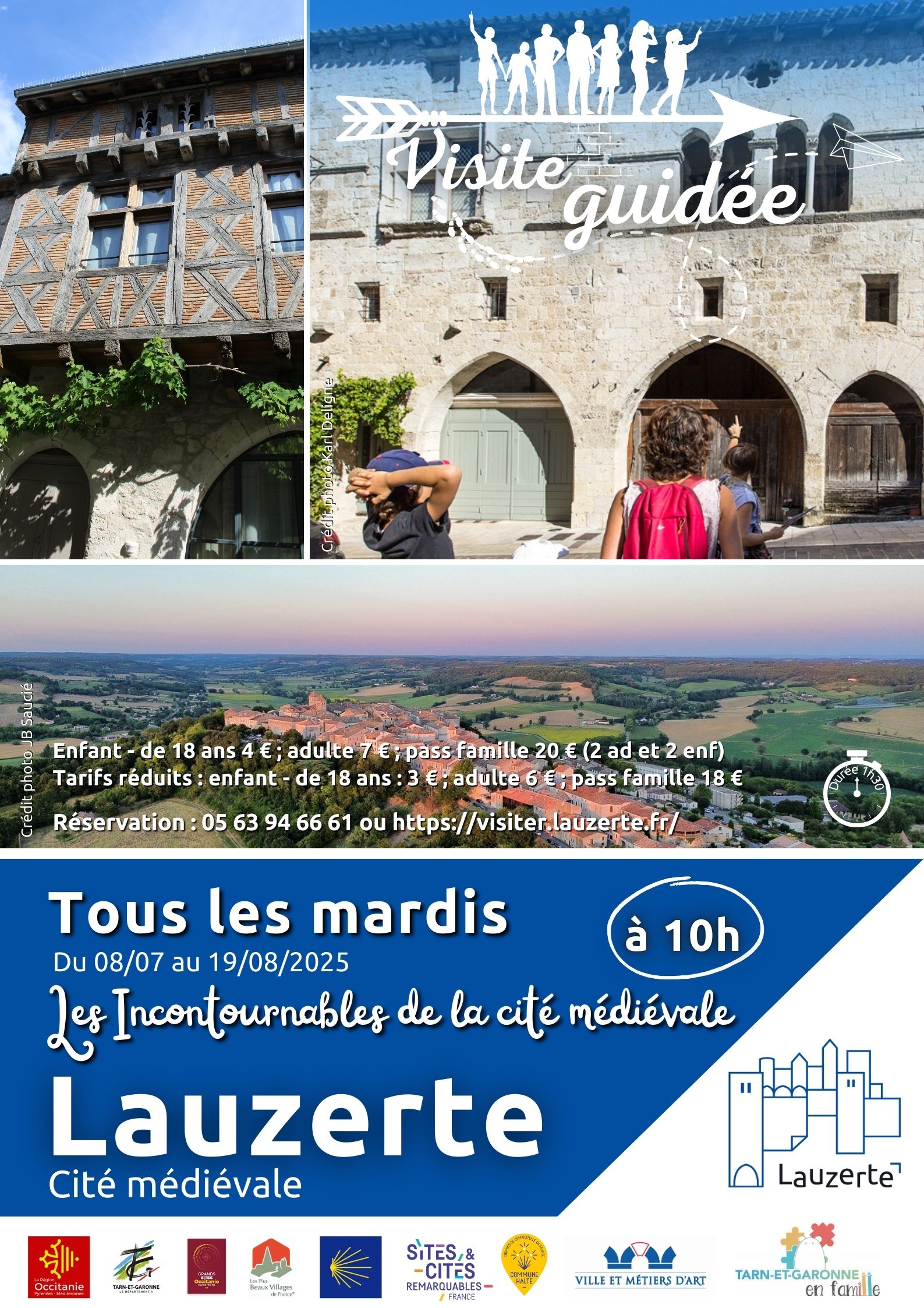 Visite guidée : les Incontournables de la cité... Du 8 juil au 19 août 2025