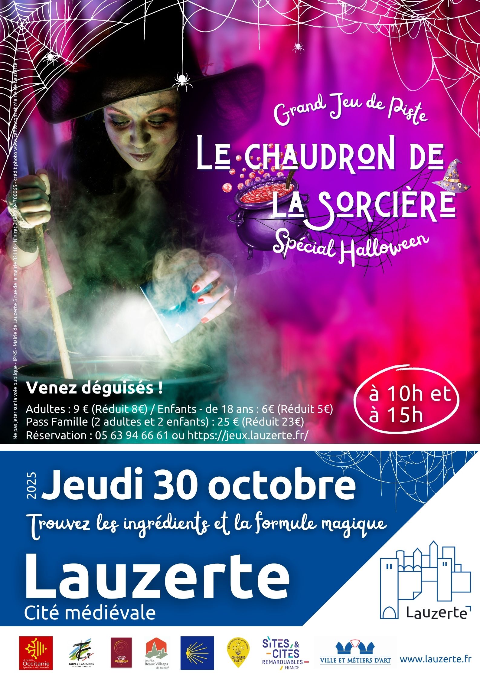 Jeu de piste spécial Halloween : le chaudron de la sorcière