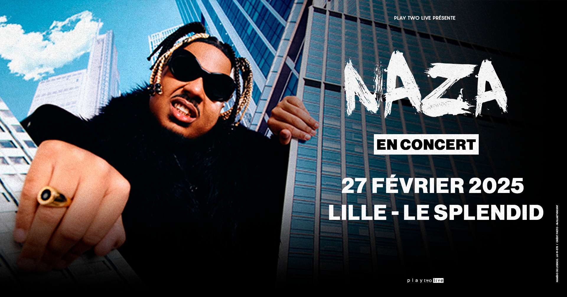 NAZA - LE SPLENDID - LILLE - JEU 27/02/2025 à 20h00 Le 27 fév 2025