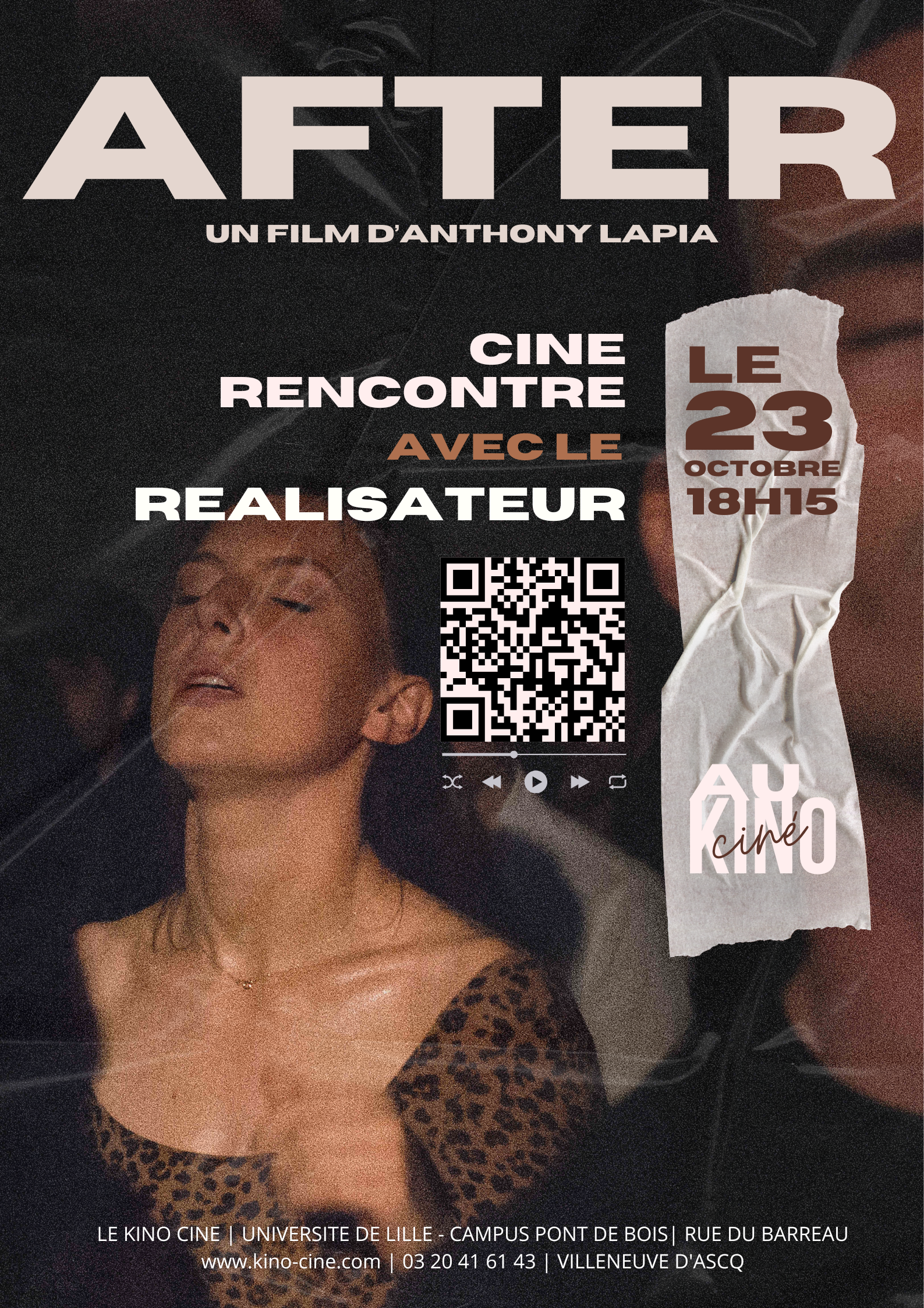 23 octobre à 18h15 : ciné-rencontre avec le réalisateur... Le 23 oct 2024