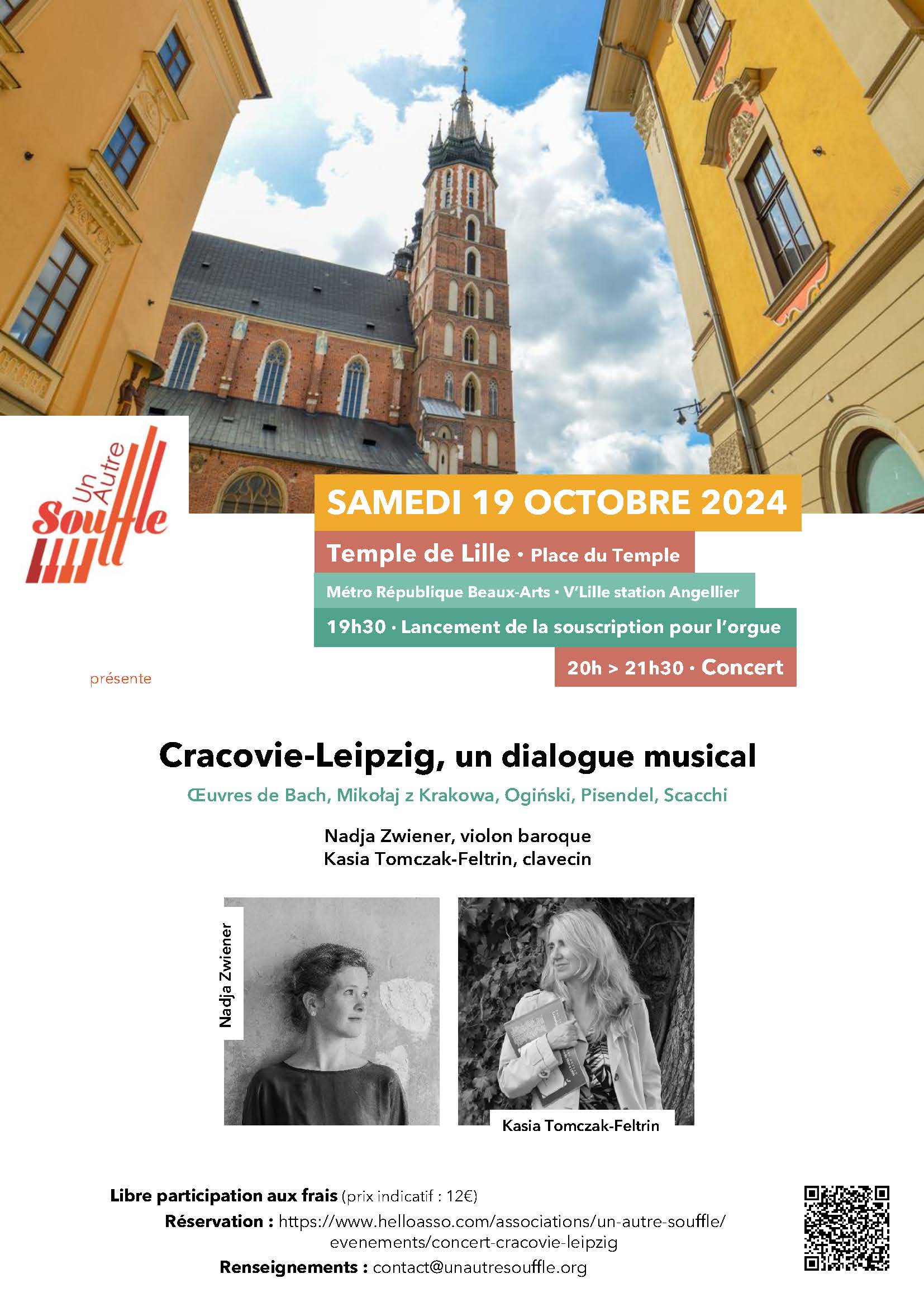 Cracovie-Leipzig, un dialogue musical Le 19 oct 2024