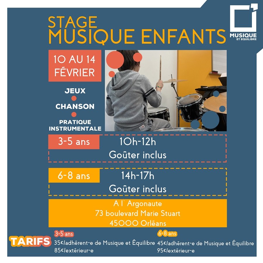 Stage Musique Du 10 au 14 fév 2025