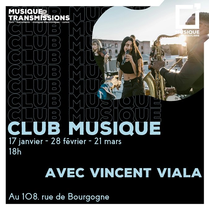 Stage - Club Musique Du 17 janv au 21 mars 2025