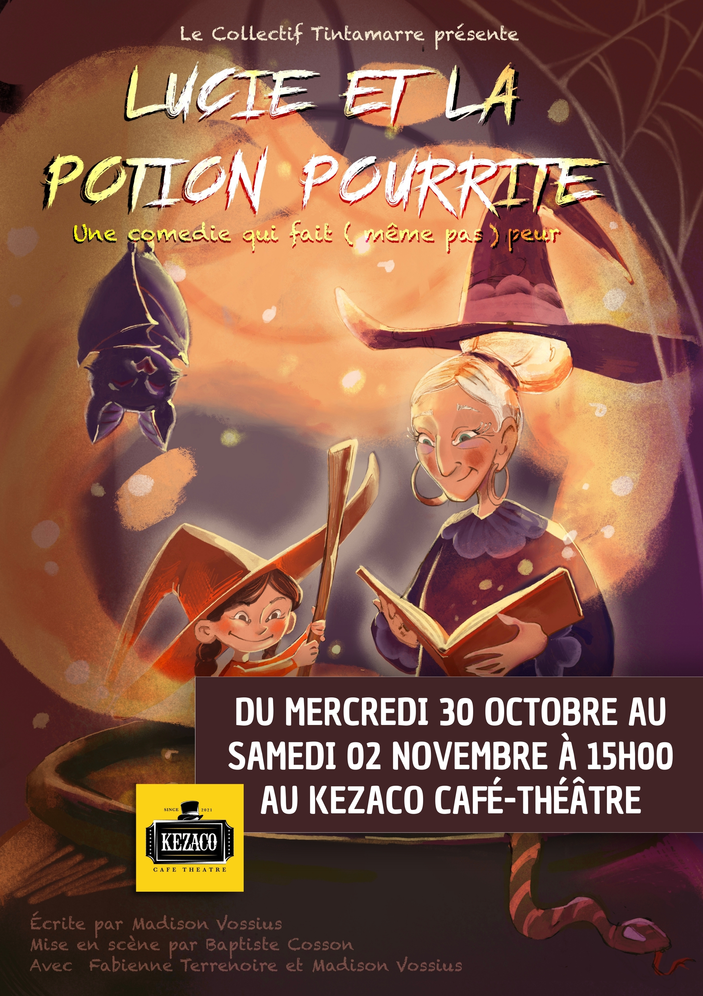 Lucie et la potion pourrite Du 30 oct au 2 nov 2024