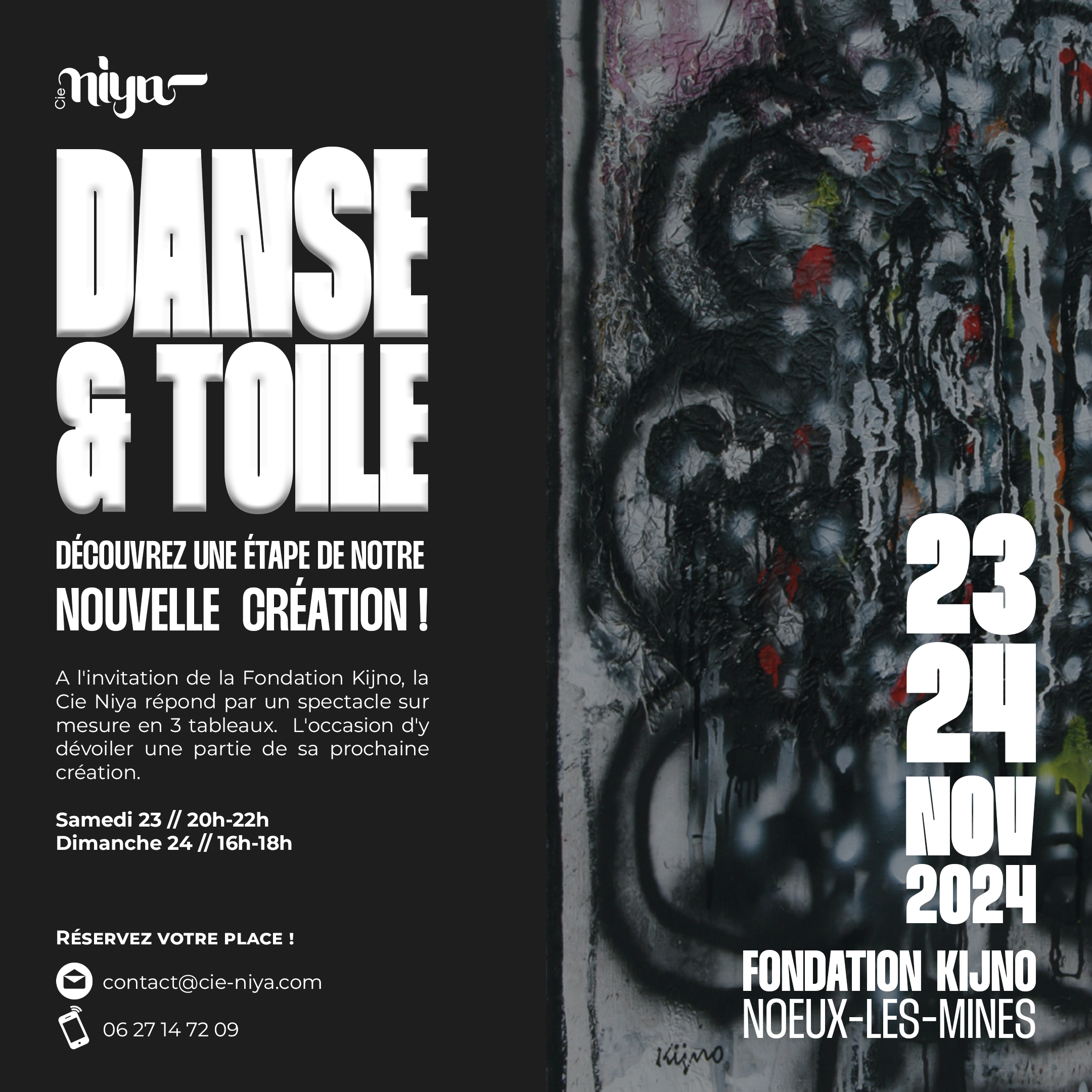 DANSE ET TOILE - DIMANCHES DE KIJNO Du 23 au 24 nov 2024